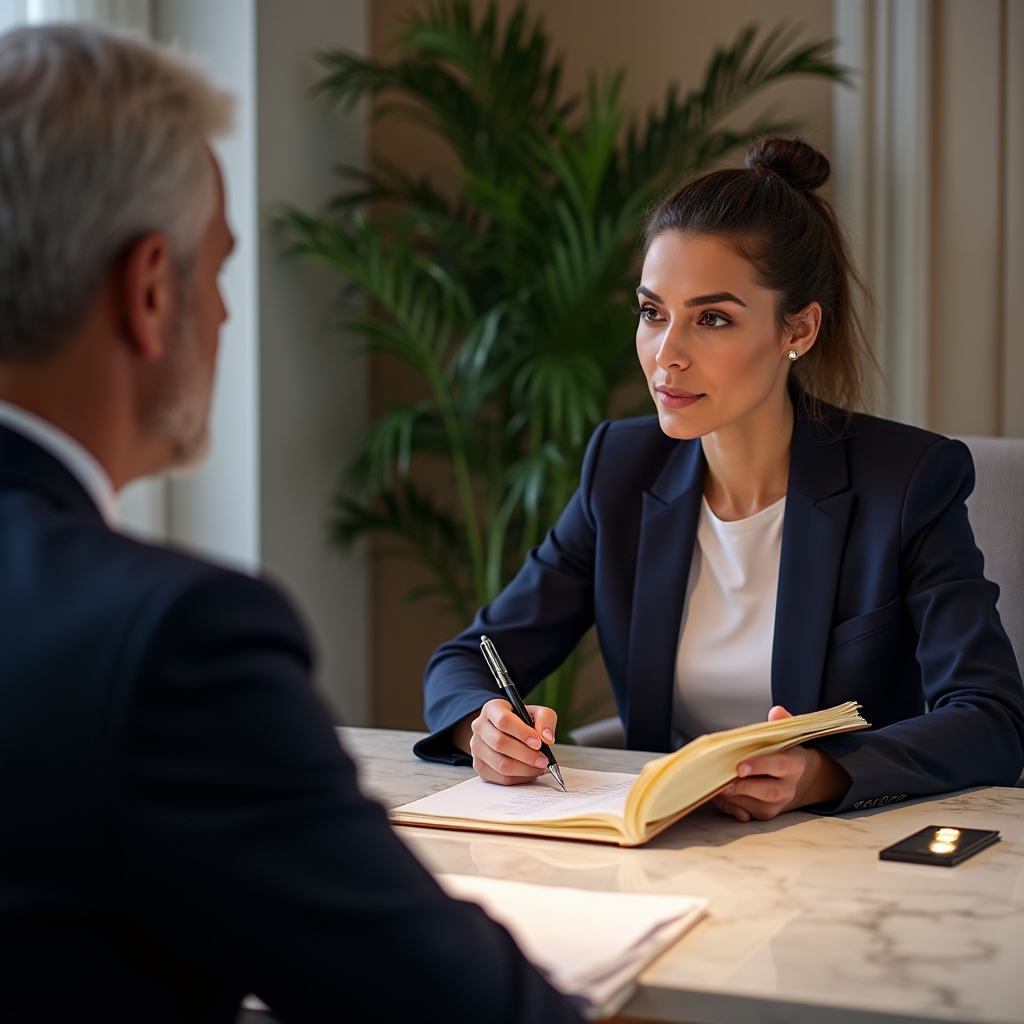 Конфиденциальная встреча в офисе